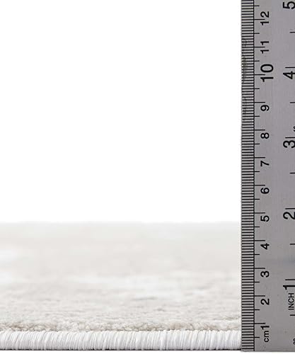 Miniatura 4 de Unique Loom Finsbury Collection - Alfombra de área Elizabeth (2 pies x 6 pies 1 pulgada, color marfil)