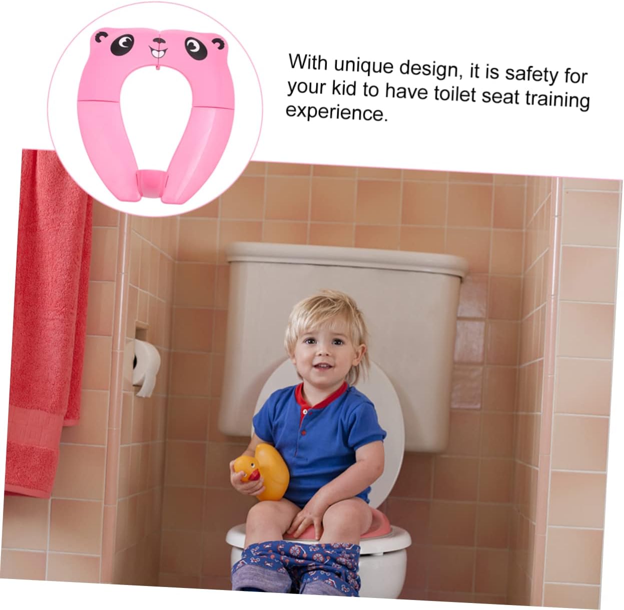 Baluue Whole Baby Toilet Training Seat Kids Toilet Trainer Ring Toddler Potty Seat