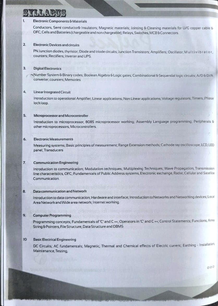 RRB-JE Previous Year Question Paper With Solution For Electronics Engineering (Hindi,English) 2