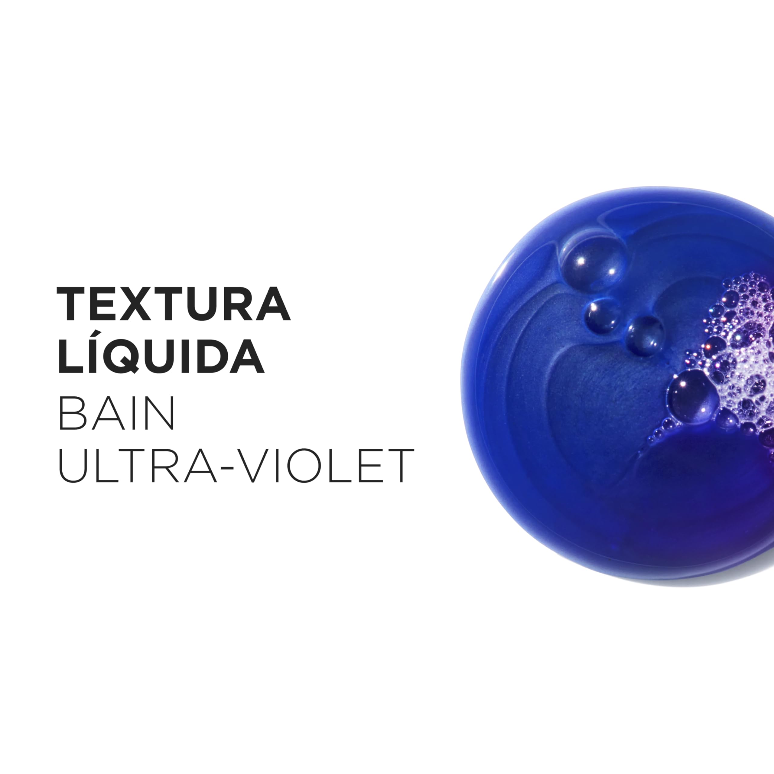 Kérastase Blond Absolu, Champú Ultravioleta Neutralizante, Para Pelo Teñido y Decolorado, Con Ácido Hialurónico, Bain Ultra-Violet, 250 ml