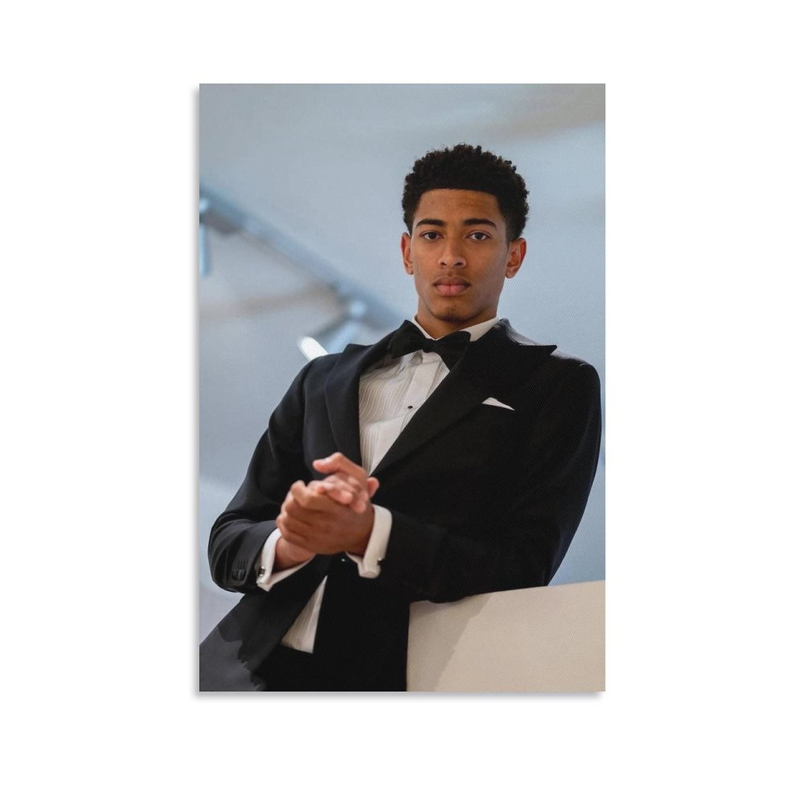 YEBAO Football Jude Bellingham Posters Posters Art Print Wall Photo Paint Poster Hanging Picture Family Decor 12x18inch(30x45cm)