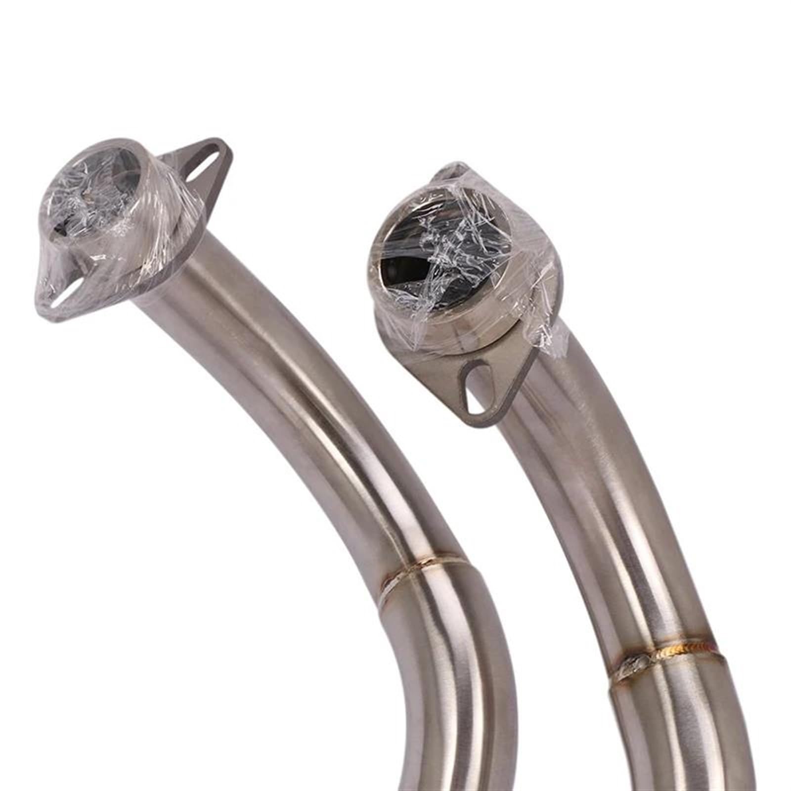 SYLTER Tubo Centrale Moto Slip On Scarico Moto per YZF R7 Modified Acciaio Inox Anteriore Collegamento Centrale Tubo Collegamento 51mm Moto silenziatore Tubo Centrale Scarico Moto
