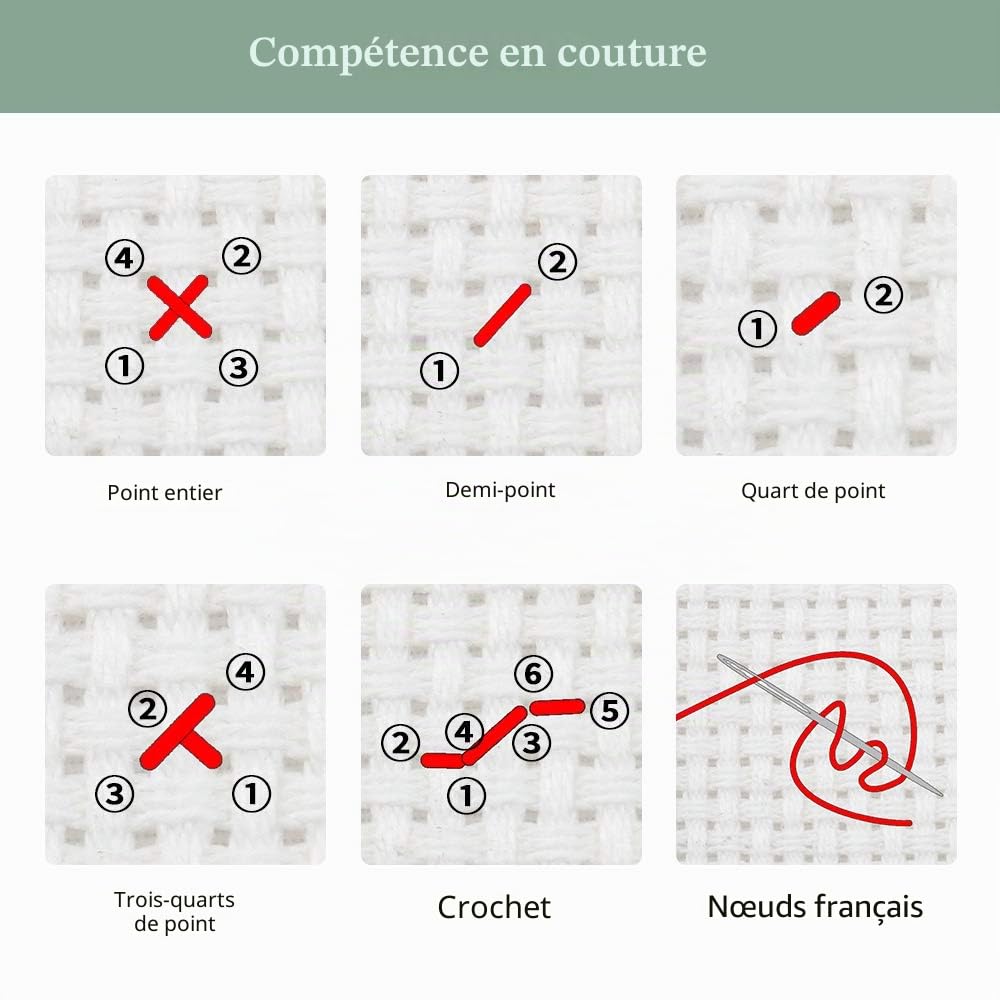 Joy Sunday Kit de broderie au point de croix estampé pour adultes, motif pré-imprimé 11 ct facile pour débutants, motif de fils DMC - Motif de fille assise sur le dragon 68 cm x 46 cm