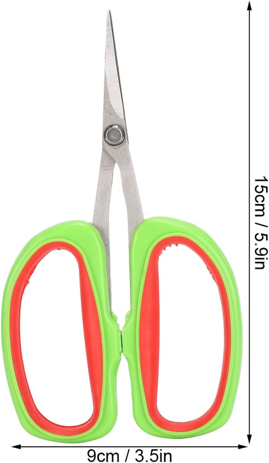 Stainless Steel Grape Pruning Shears Bonsai Fruit Tree Branch Trimming Scissors Garden Tools