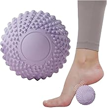 Massage Lacrosse Ball for Sore Muscles, Shoulders, Neck, Back, Foot, Body, Deep Tissue, Trigger Point, Muscle Knots, Yoga and Myofascial Release (Purple)