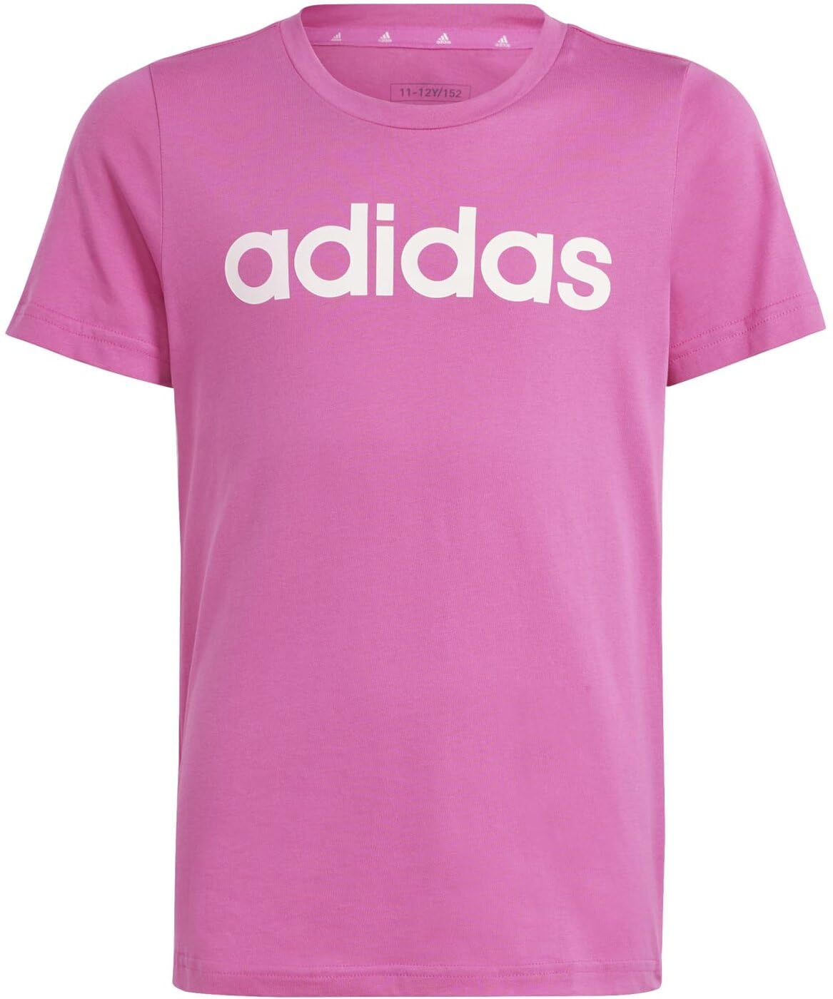 adidas Essentials Linear Logo Cotton Slim Fit tee Camiseta para Niñas