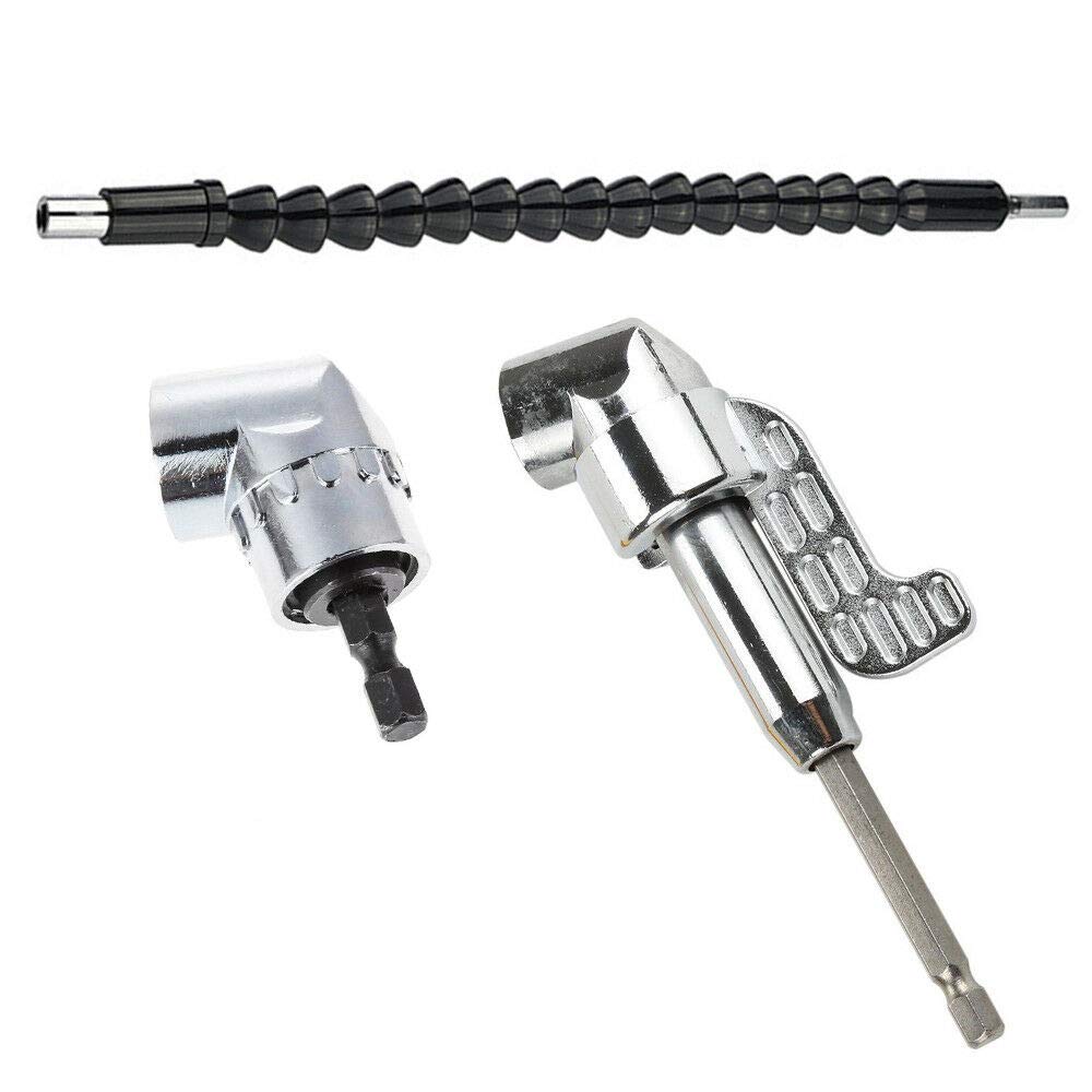 Tournevis à angle droit 105 ° 1/4" pour perceuse ou tournevis