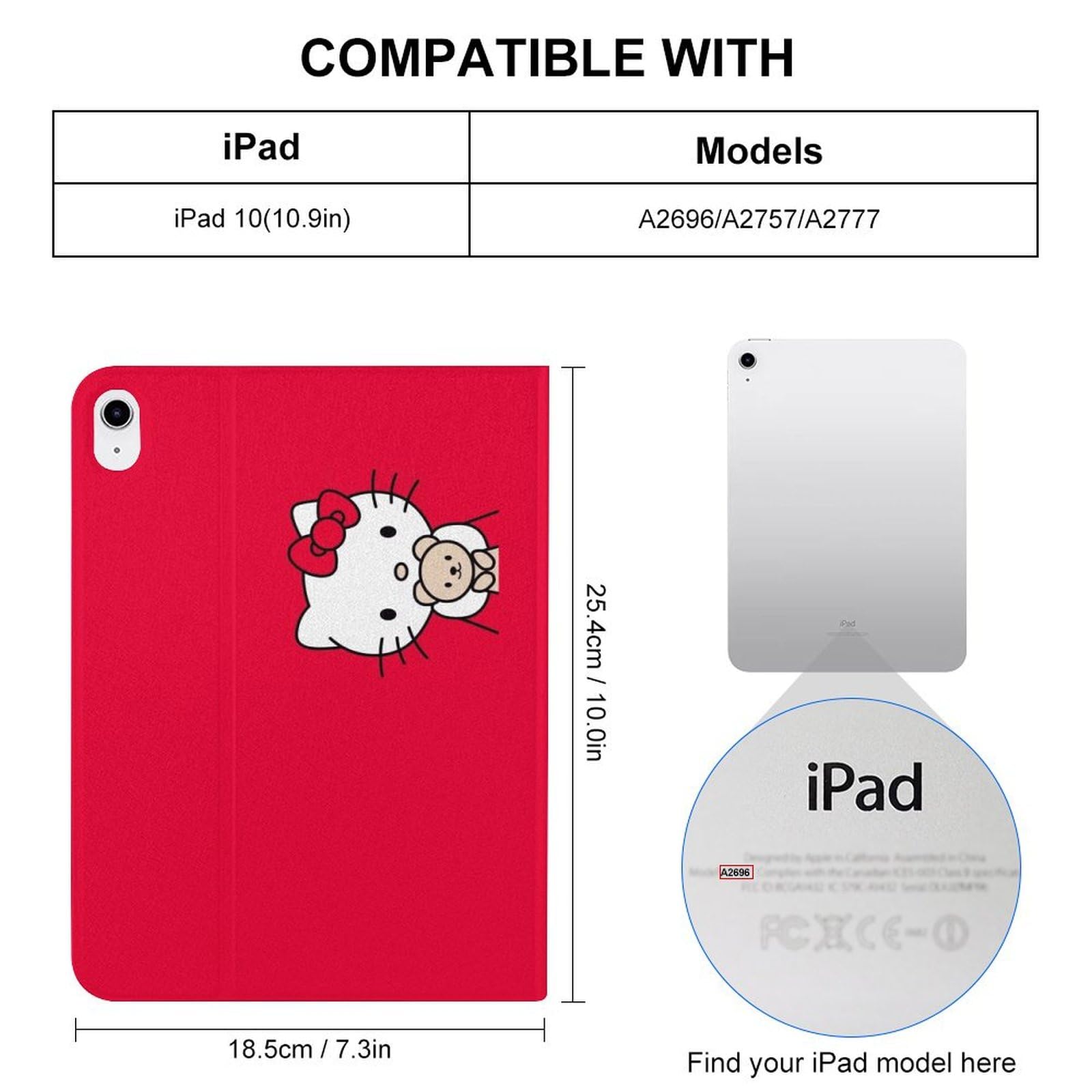 Amazon.co.jp: ハローキティ iPad 10 ケース おしゃれ iPad 第10世代