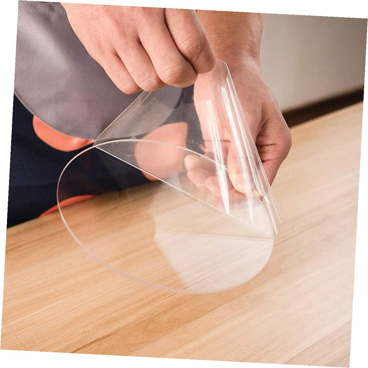 minkissy Juego de 11 Piezas de Cortadores y Raspadores Acrílicos Redondos para Decoración de Tartas y Repostería en Cocina Casera