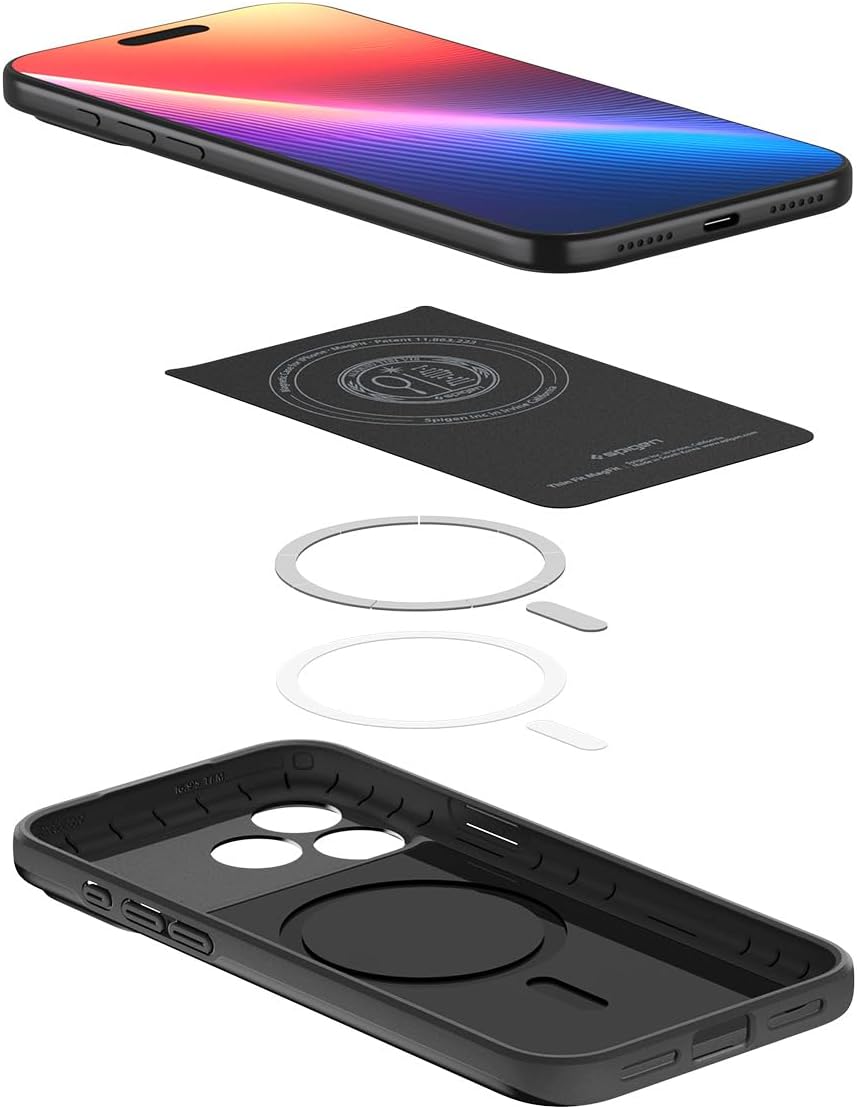 Spigen Thin Fit MagFit Compatible with iPhone 17 Pro Case - Black - Image 8