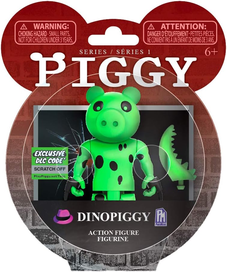 Action Figure - Dinopiggy Articulated Buildable Action Figure Toy, Series 1 Collectible
