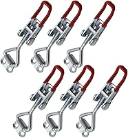 Vista 7 de Abrazadera de pestillo de palanca ajustable 4001, 330 libras 330.7 lbs de capacidad de sujeción, 4001 abrazadera de palanca de cierre de liberación