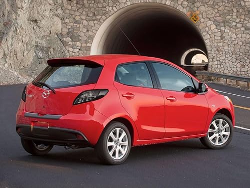 Vista 2 de Rvinyl Cubiertas de tinte de luz trasera compatibles con Mazda Mazda2 2011-2014 - humo