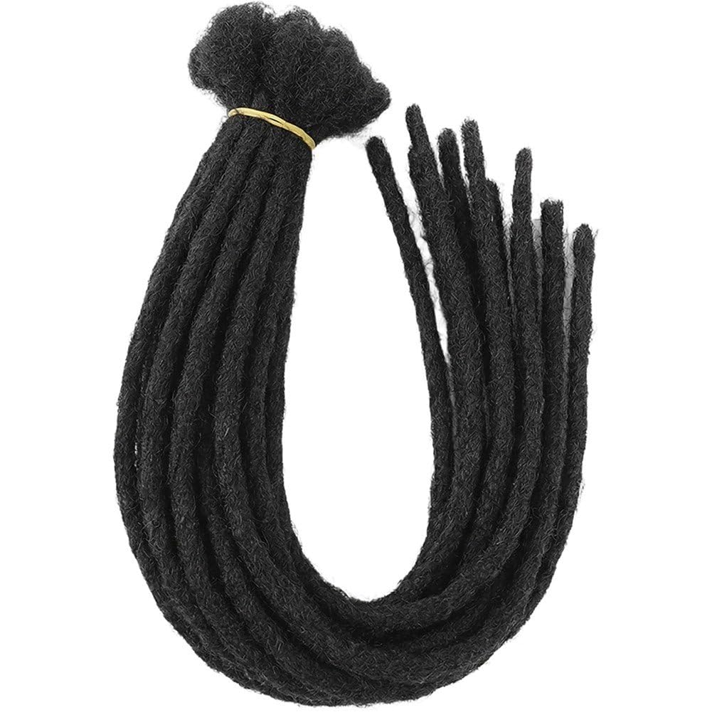 Extensiones de rastas de cabello humano para solucionar la falta de volumen y longitud
