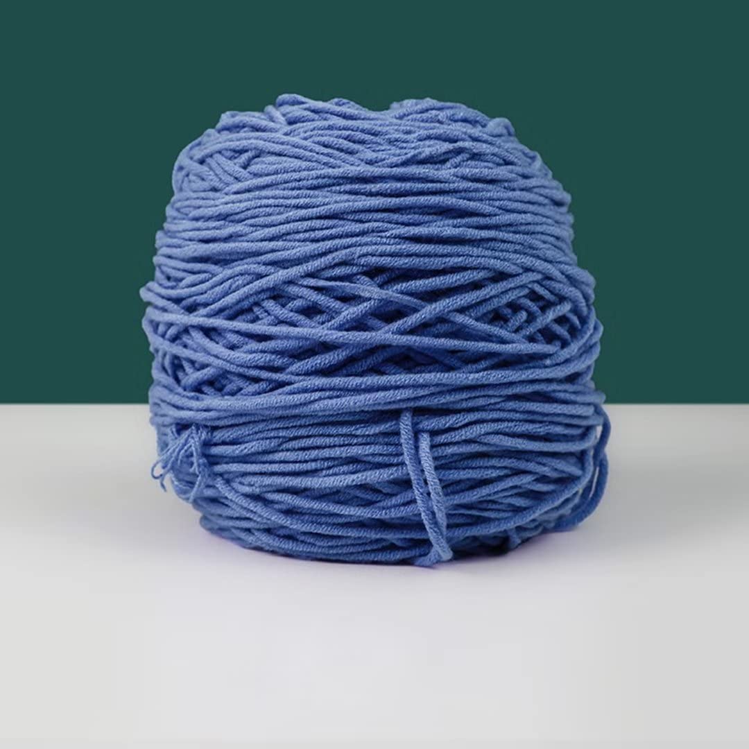 Hilo para Tejer a Crochet 6 rollos de hilo con mechones, hilo de mechones profesional para pistola de mechones, hilo mixto de algodón y poliéster para hacer alfombras de bricolaje, hilo de tejer de 5