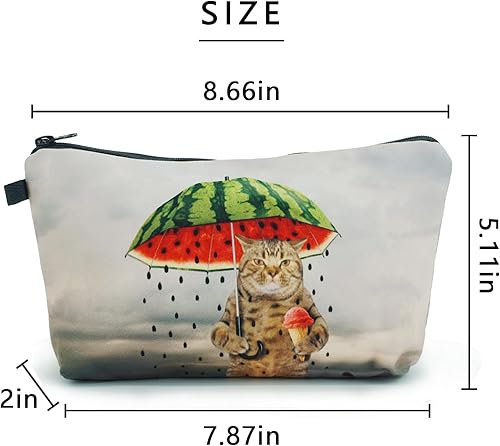 Miniatura 2 de Bolsas de cosméticos para mujeres, pequeña bolsa de maquillaje con girasoles para bolso, bolsa de aseo de viaje, accesorios organizadores, bolsa con