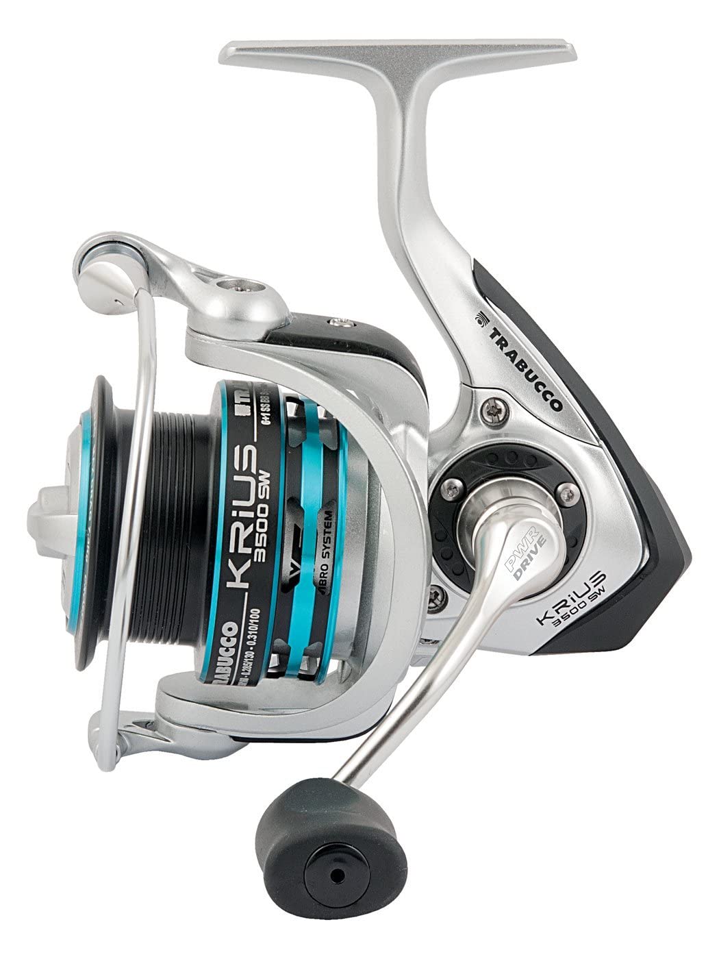 TrabuccoKRIUS SW 3500 Fishing Reel, Right Hand, Aluminum/Graphite/Plastic