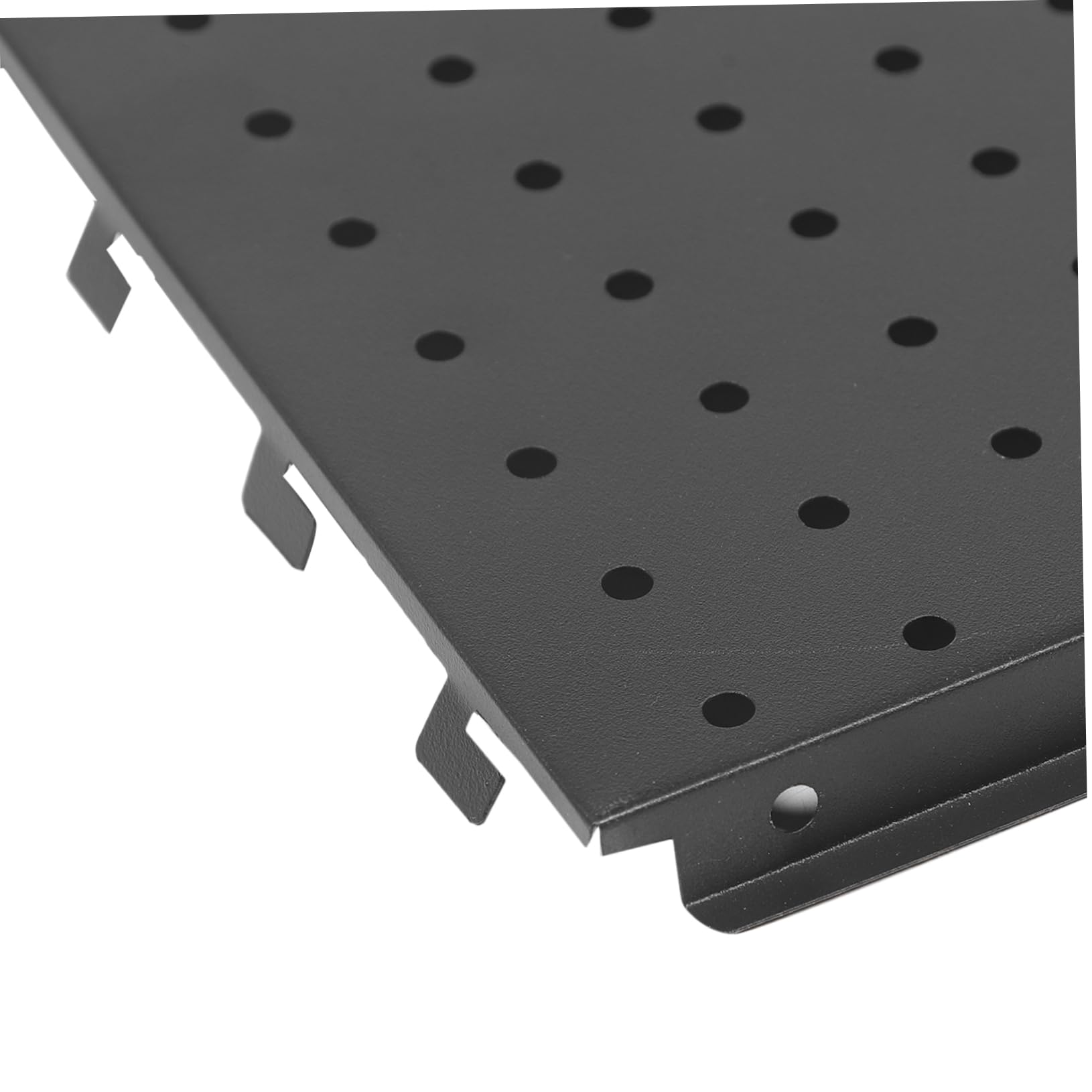 HOMSFOU Garage Tool Organizer Metal Pegboard Panel Wall Mount Storage Multi-Functional Tool Storage