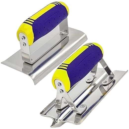 Beton Groover en Gebogen Edger Set