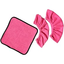 Ice Skate Blade Cover Ice Blade Guard with Towel Ice Skate Blade Protector Pink