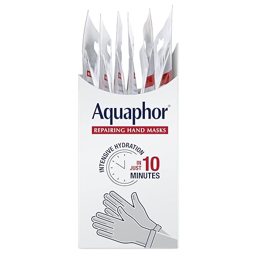 Miniatura 12 de Aquaphor Mascarillas reparadoras de manos, guantes hidratantes para manos secas, hidratante para piel seca con aceite de aguacate y manteca de