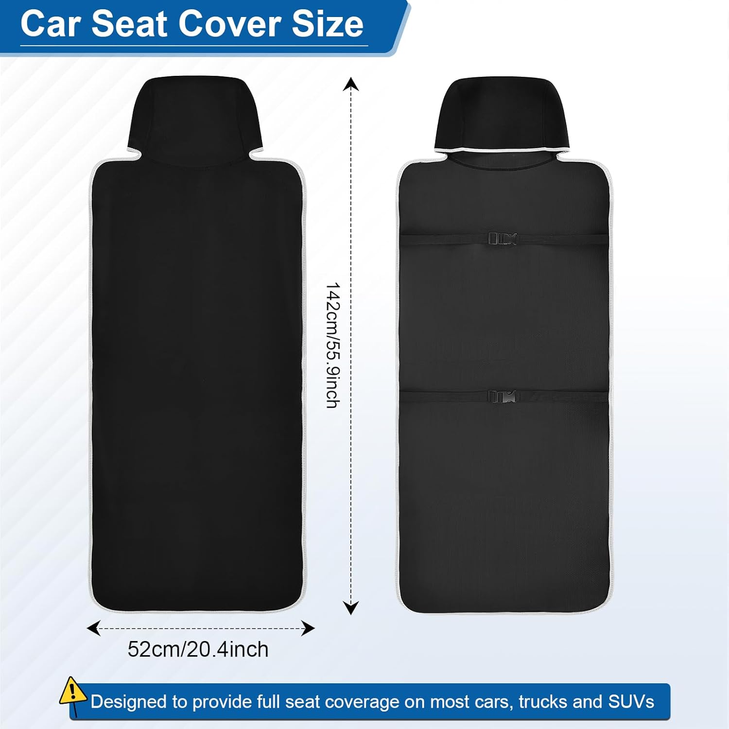 Towel Car Seat Cover, Neoprene Car Seat Covers Towel Waterproof Seats Protector Covers for Automotive Van, Trucks and SUVs-2 Pack