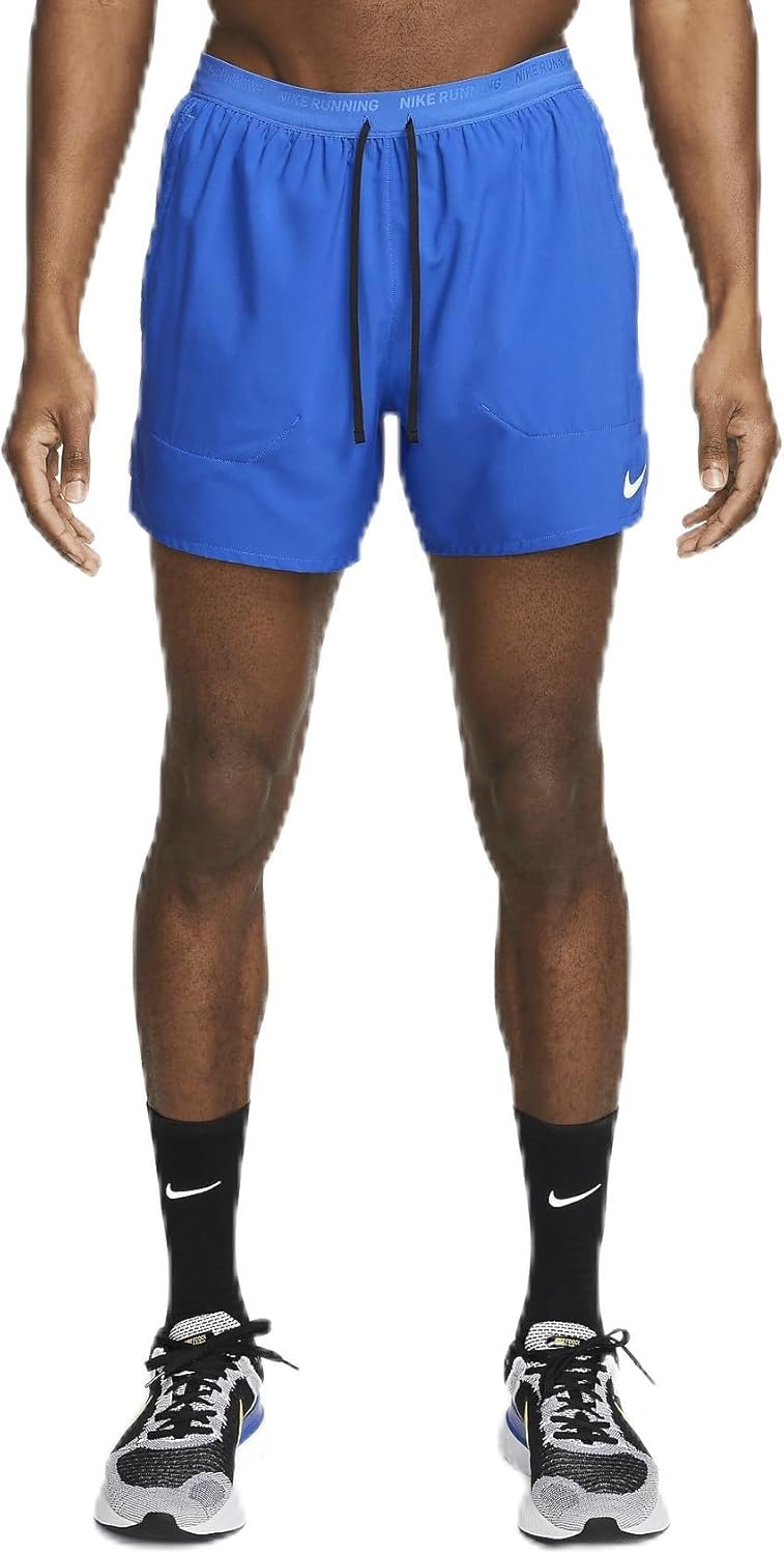 Nike Stride Men's Dri-FIT 5" Brief-Lined Running Shorts (Game Royal/Black, DM4755-480) Size 3X-Large Tall