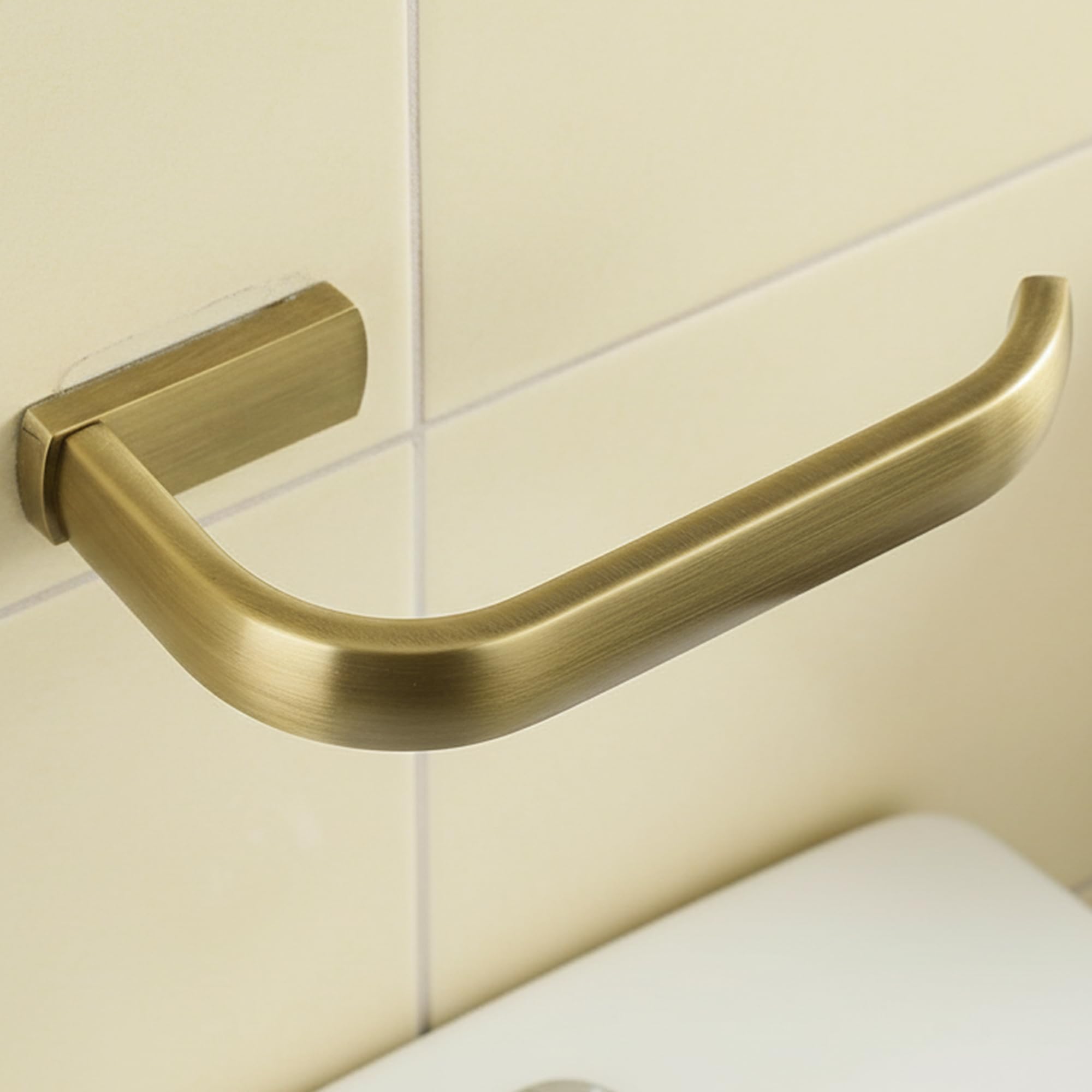Amazon.co.jp: Flybath トイレットペーパーホルダー アンティーク真鍮