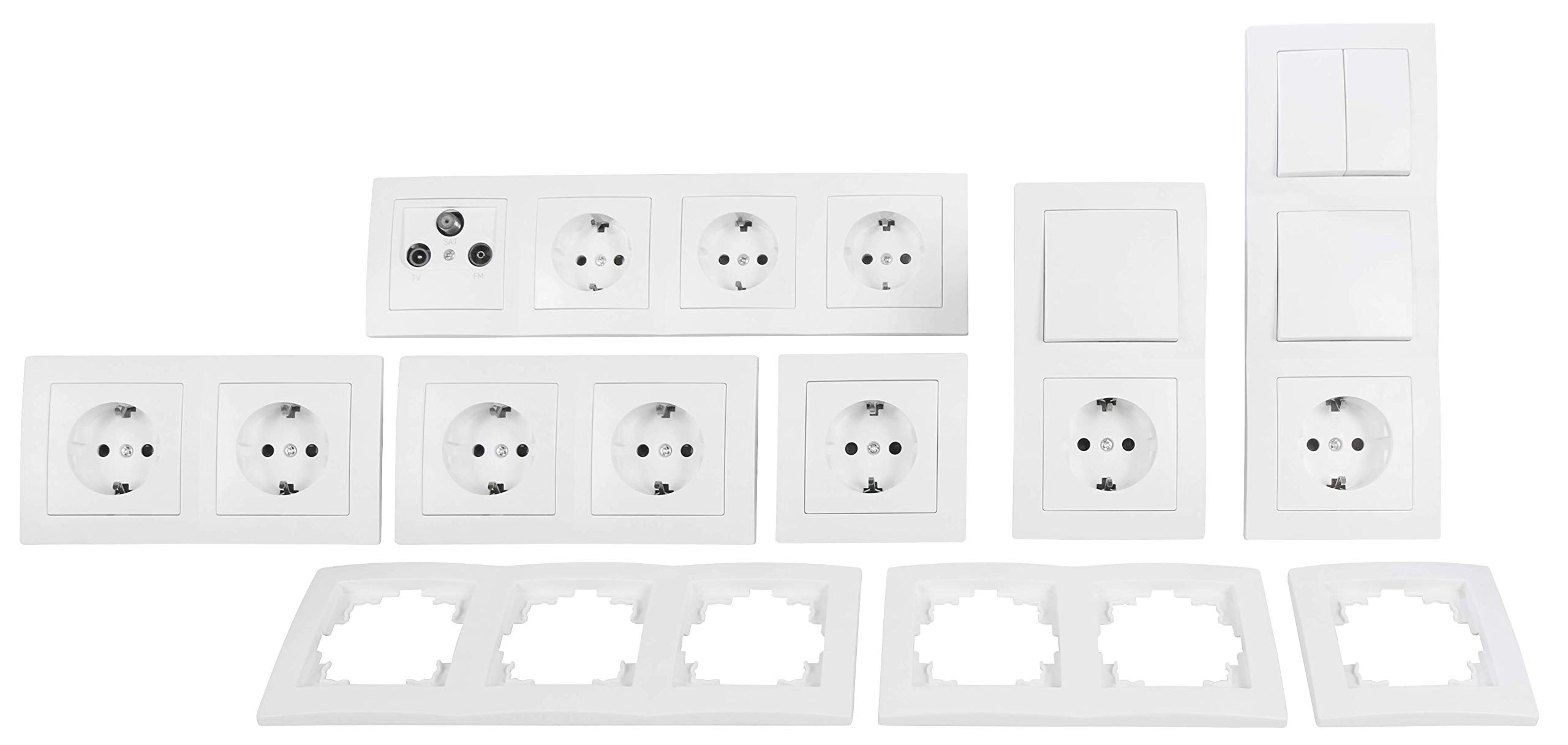 FLAIR Set "Komfort", 23-teilig, weiß, Starter-Set