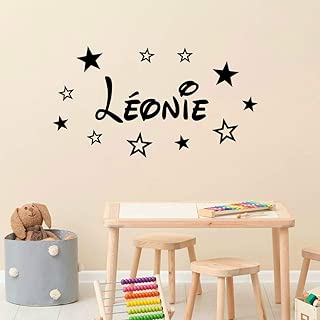 Decoration Mur Chambre Enfant Bebe Fille Ou Garcon 10 Etoiles A 8 Branches 14 Couleurs Au Choix Ou Autre Stickers A Personnaliser Prenom Disney