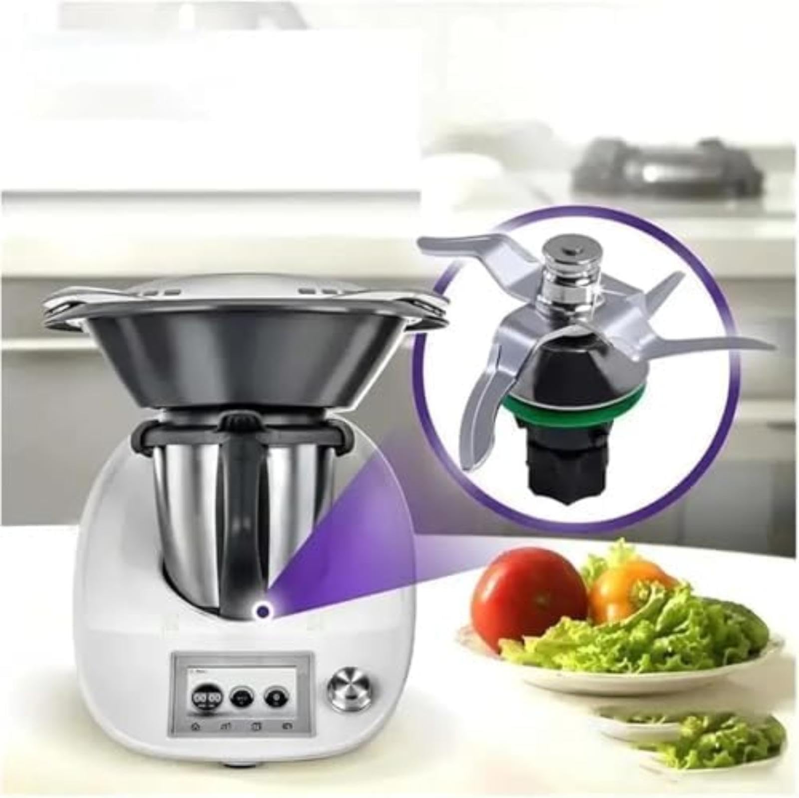 für Mixer, Passend für Blade Kit, für Blades Cooking Mixed Knife Replacement, Passend für Thermomix, für Tm5 Tm6, für Mixer Klingenersatz
