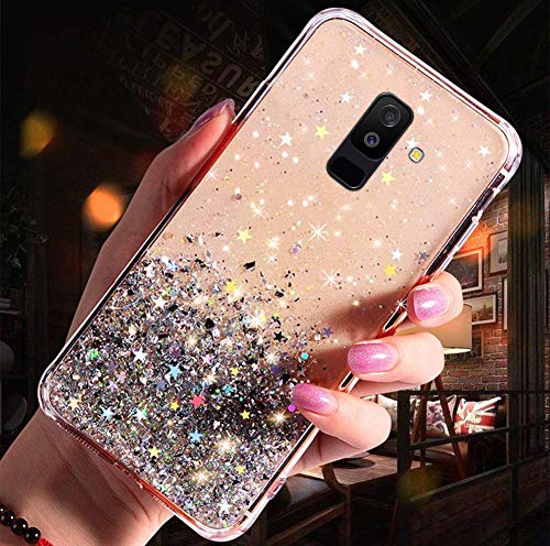 Lucido lucido bling Glitzer stella paillettes diamante TPU custodia in silicone custodia protettiva trasparente custodia protettiva per cellulare