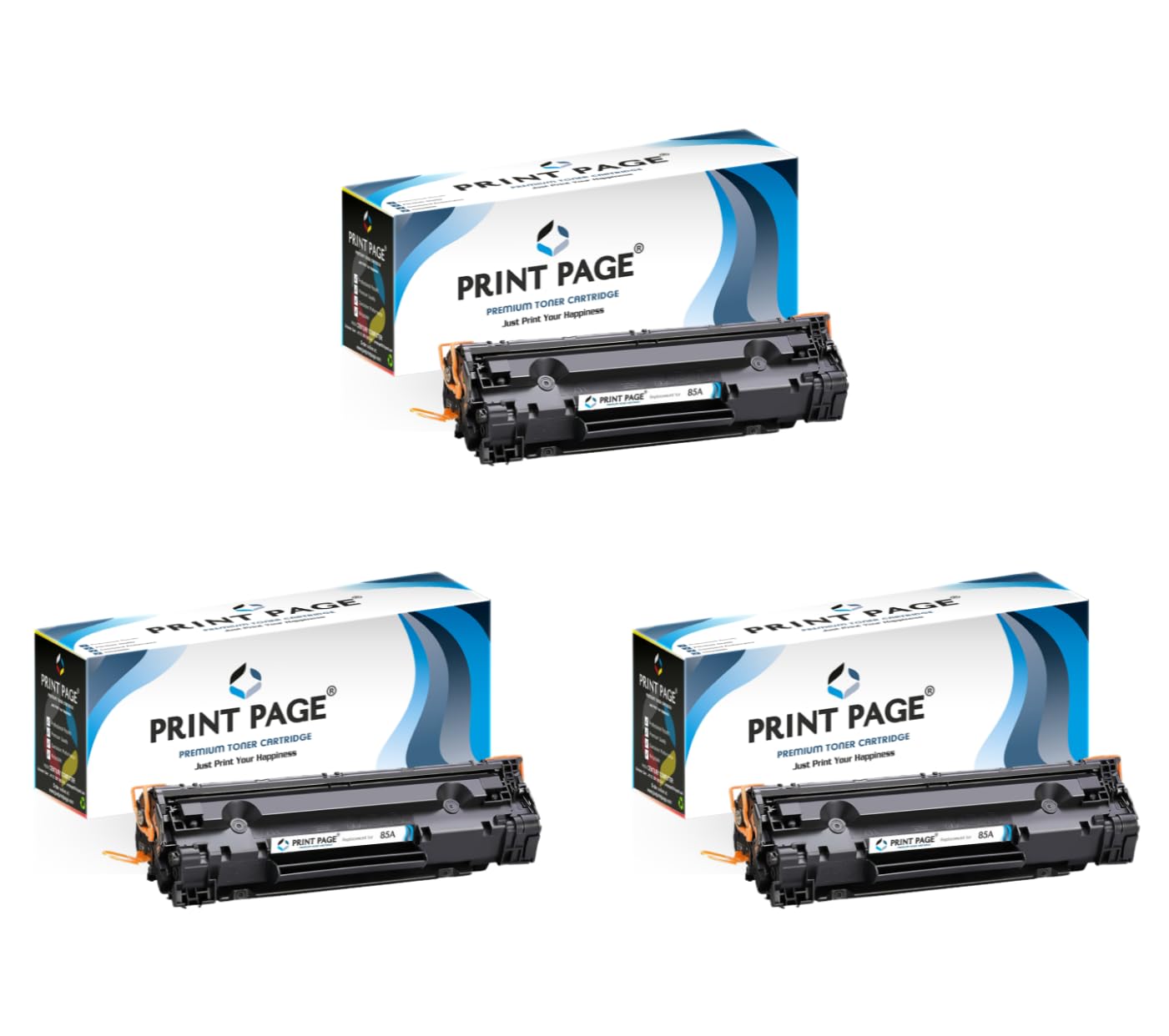 85A Toner Cartridge Compatible for LJ Printers P1102 , P1102w , M1132 , M1212 , M1214 , M1217 (Set of 3)