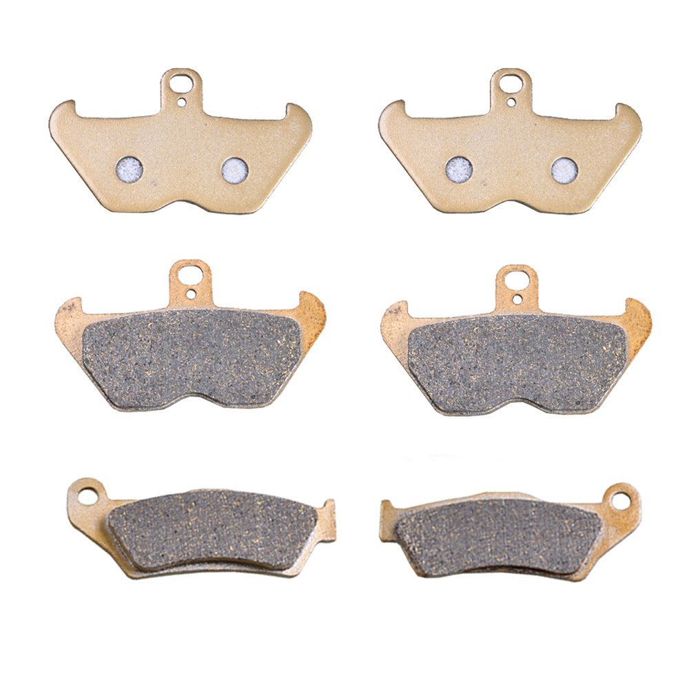wotefusi Motorcycle New 6 Pieces 3 Pair Front & Rear Tail Braking Brake Pads For BMW R1100GS 1993-1999 1994 1995 1996 1997 1998