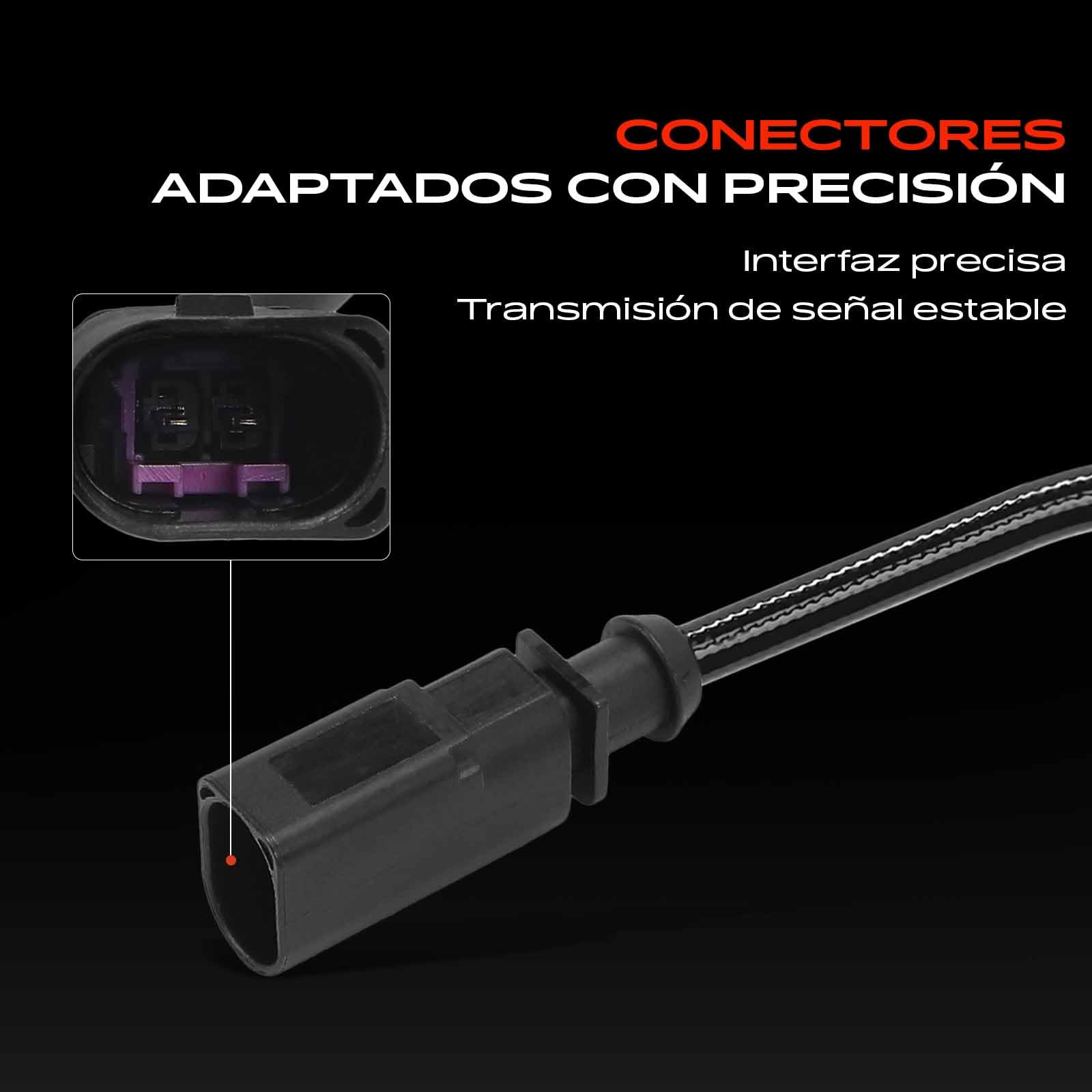Frankberg Sensor de temperatura de gases de escape antes del turbocompresor 2 Polos Compatible con A4 8K2 2.0L 2007-2015 A5 Sportback 8TA 2.0L 2009-2017 Q5 8RB 2.0L 2009-2017 Replace# 03L906088A