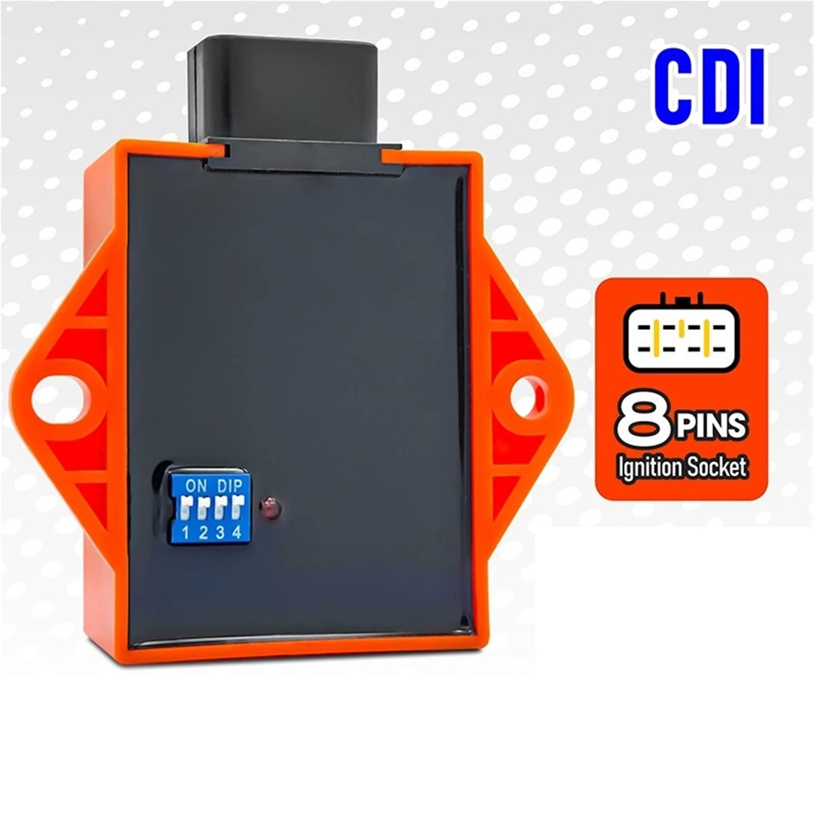 Caja CDI para motocicleta Encendido digital de alto rendimiento para motocicleta EN125 GN125H GXT200 QM200 modificado 8 pines