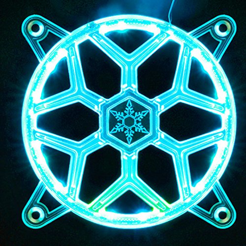 SilverStone SST-FG141 - Parrilla para ventilador de 140mm con tira de 28 LEDs RGB integrada miniatura 7