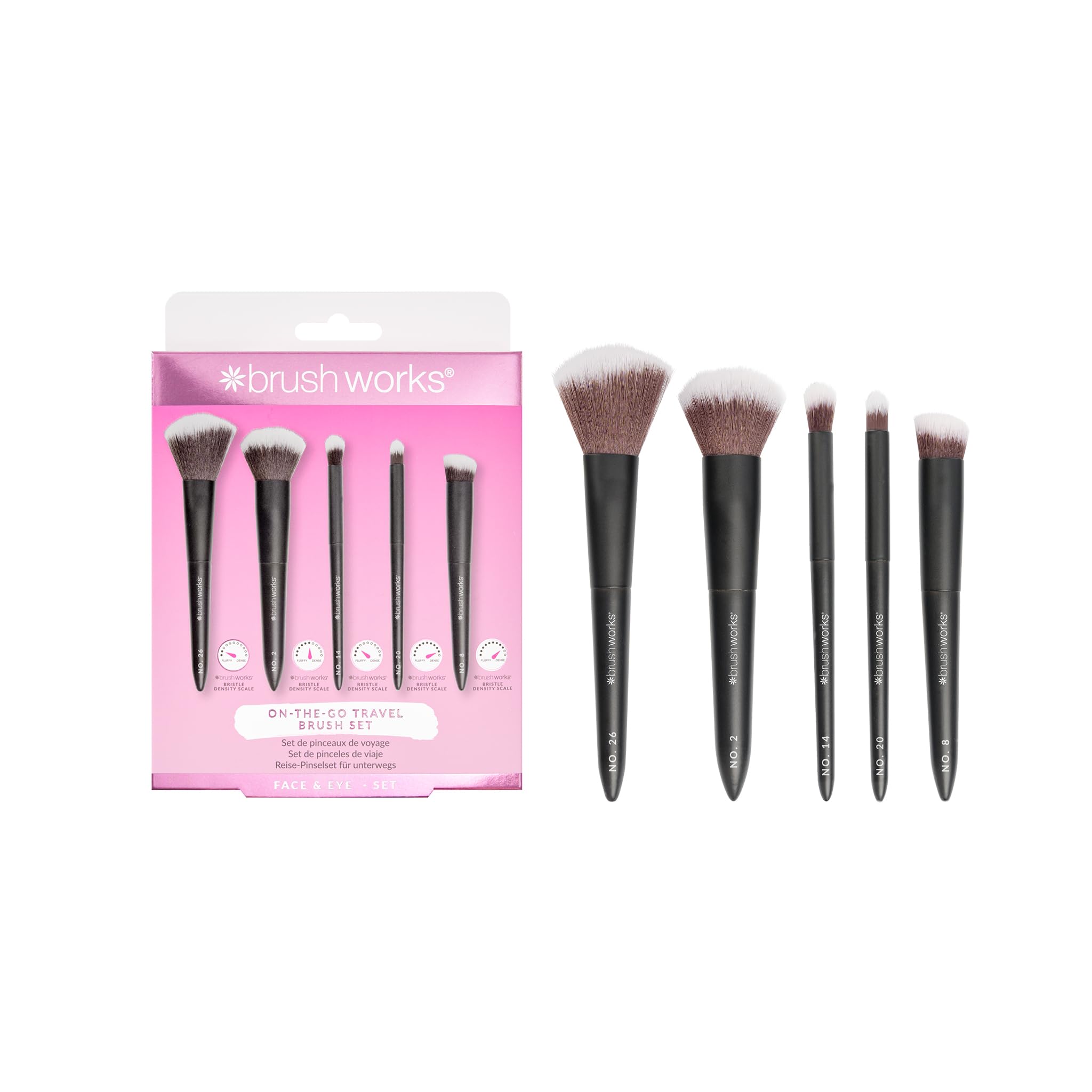 Brushworks On The Go Travel Makeup Brush Set