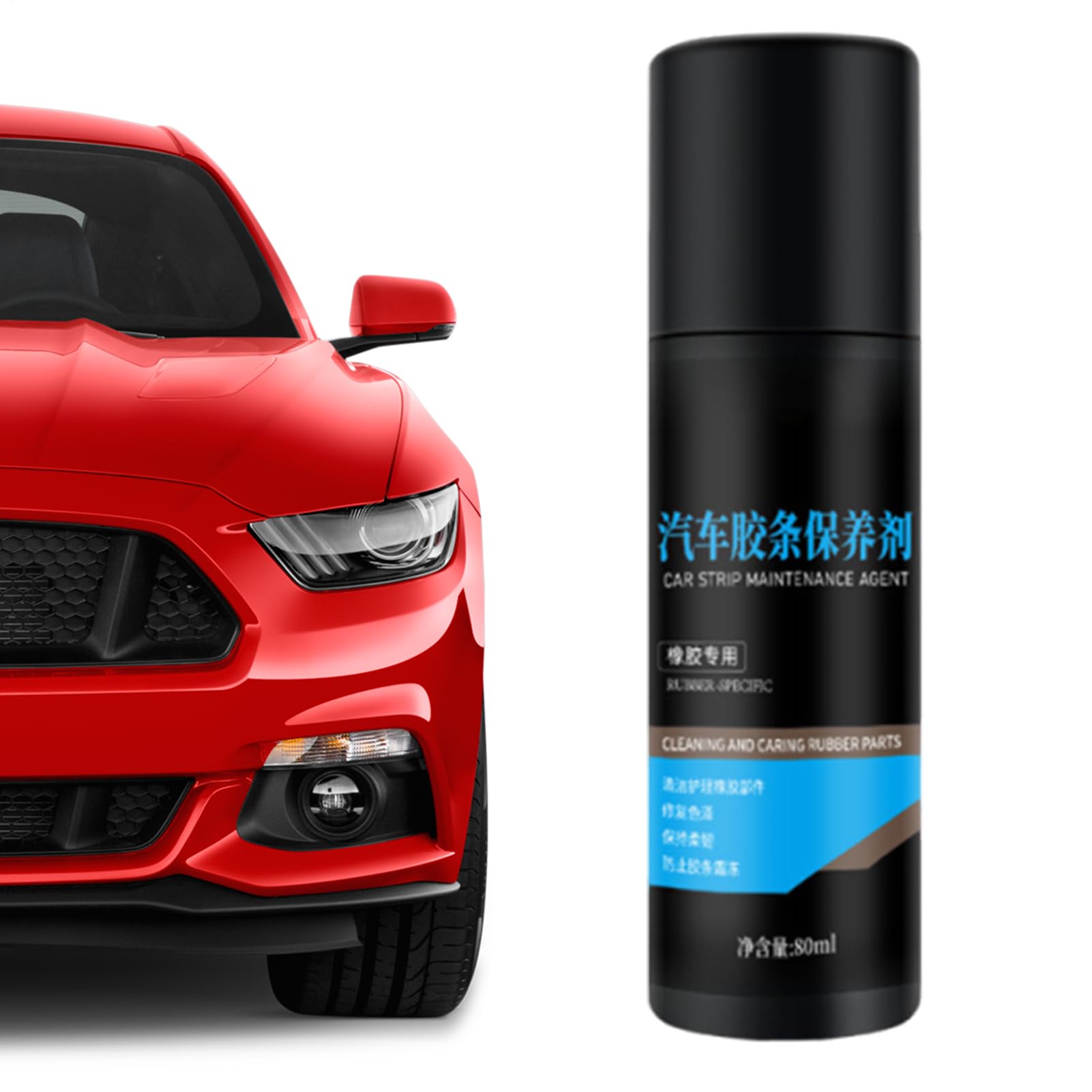 Acondicionador de caucho reparador para renovar los limpiaparabrisas de coches 8