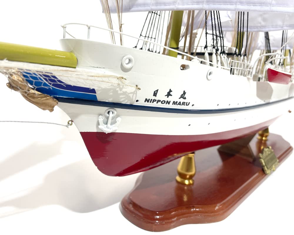 Amazon | 木製模型 帆船 NIPPON MARU Ⅱ (1984) 【Wooden Model Boat