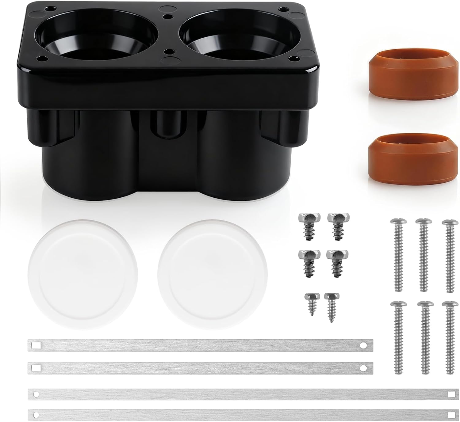 78077 Hot Tub Heater End Cap Kit Fits for Hot Spring, Limelight and Tiger River Hot Tub Heater 2 Barrel, Black