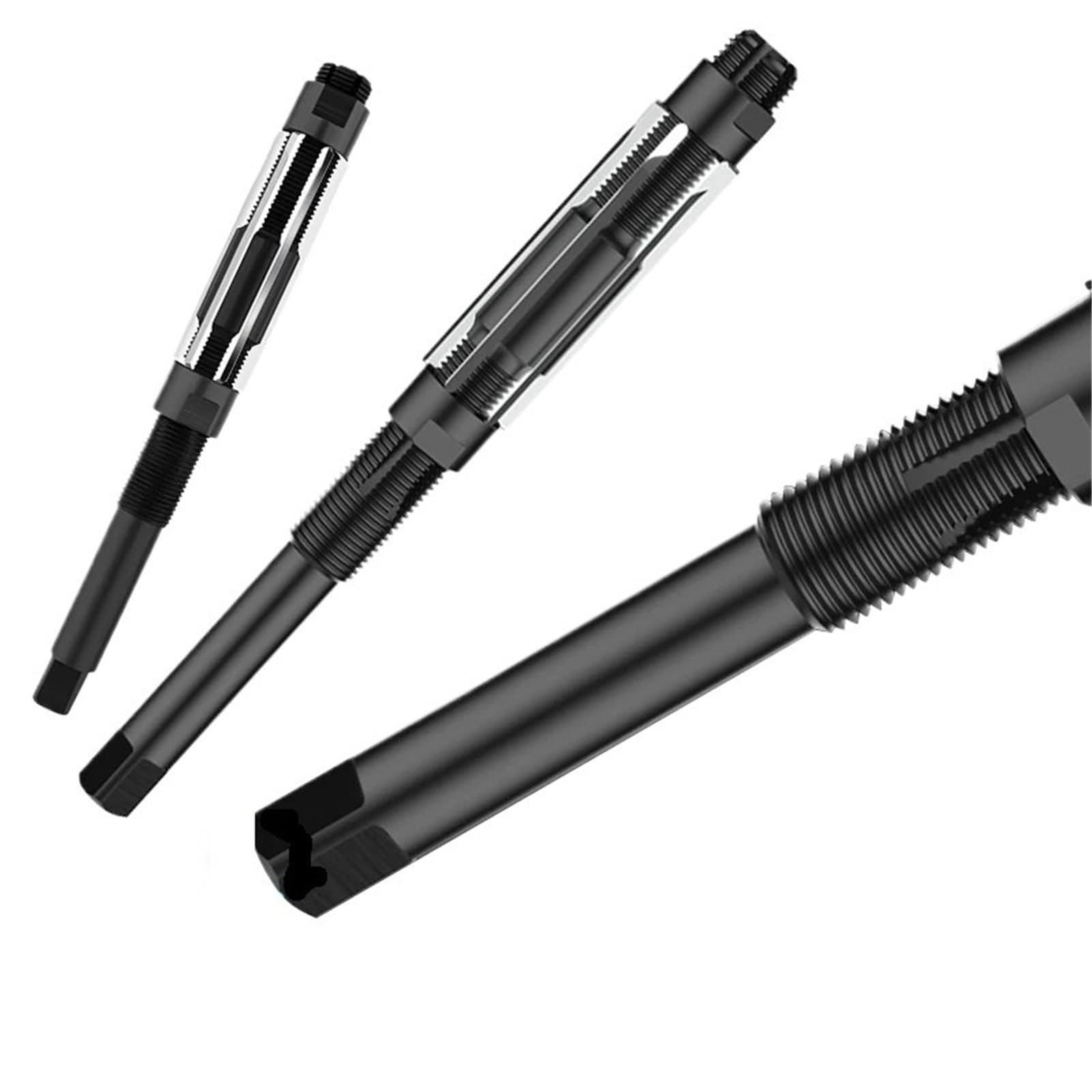 Escariador de carburo Broca de mecanizado mango recto for acabado agujeros 6-6,5 mm, 6,5-7, 7-7,75, escariador manual ajustable, 1 pieza(38-44mm)