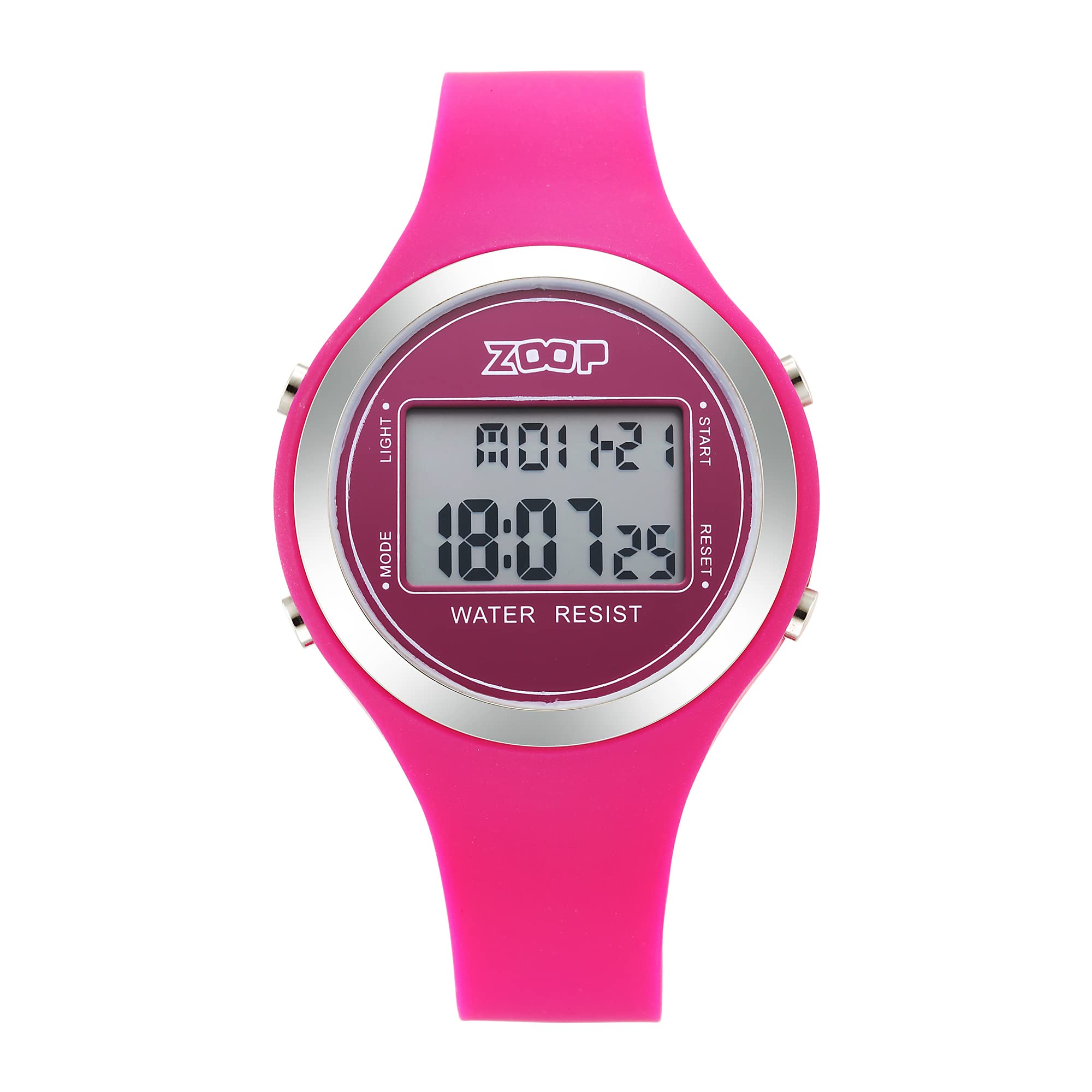 Zoop Unisex 40 x 38 x 9 mm Digitals Black Dial Silicone Digital Watch - 26024PP02W (B0BPSV9G1M) Amazon Price History, Amazon Price Tracker