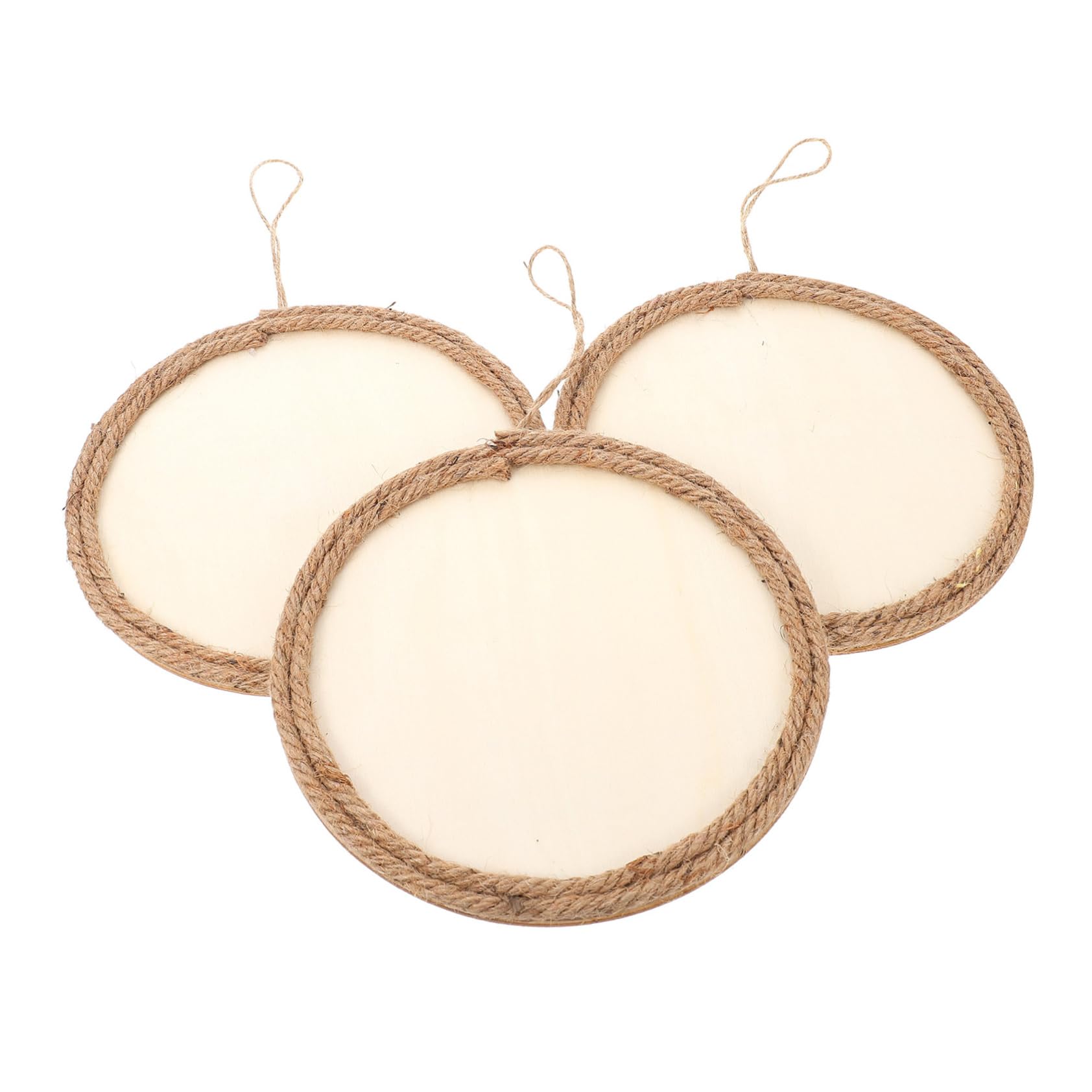 PLAFOPE Handmade Wooden Picture Frames Set 3pcs Simple Photo Holders DIY Boys and Girls Wall Decor Educational Creativity Box