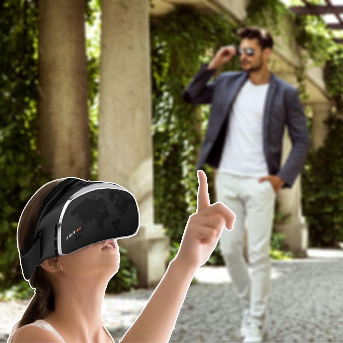 Okulary 3D VR, niebieskie światło, ochrona oczu, okulary VR, inteligentne okulary VR, wirtualna rzeczywistość HD, niebieskie światło, ochrona oczu, okulary VR dla dorosłych, dzieci, filmy 3D i gry VR