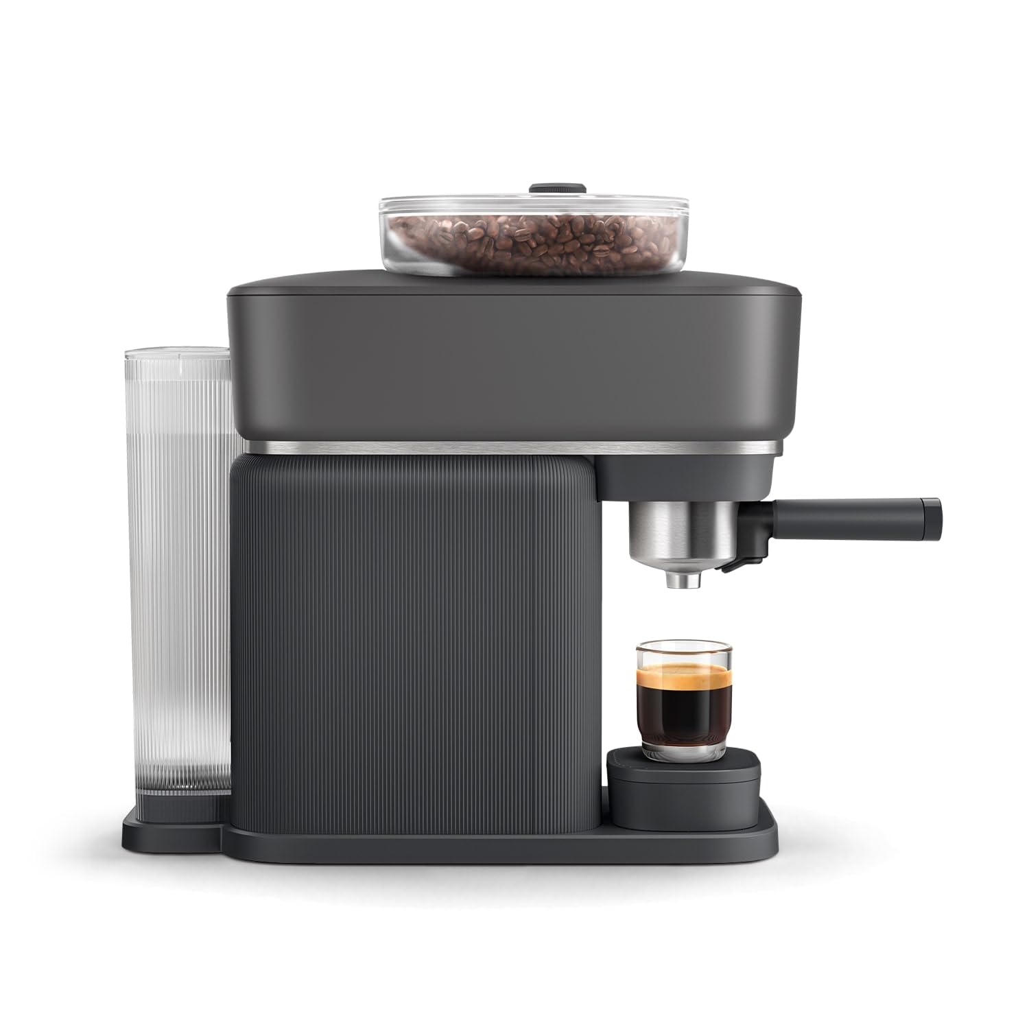 Machine à expresso Philips Baristina Variety - Bac à grains Double compartiment, Broyeur intégré, 16 bars, Nettoyage facile, Expresso et Lungo, noir/porte-filtre noir (BAR320/60)