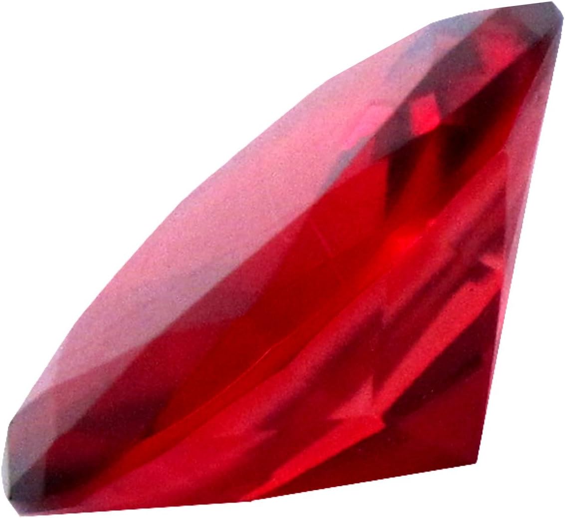 IIV Ruby Red 60 Mm Cut Glass Crystal