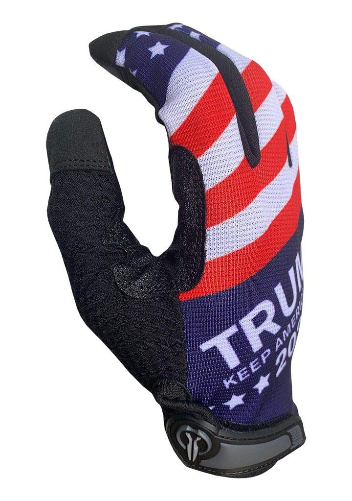 TRUMP 2020 Gloves for United States Patriots for All-Purpose Use - LG