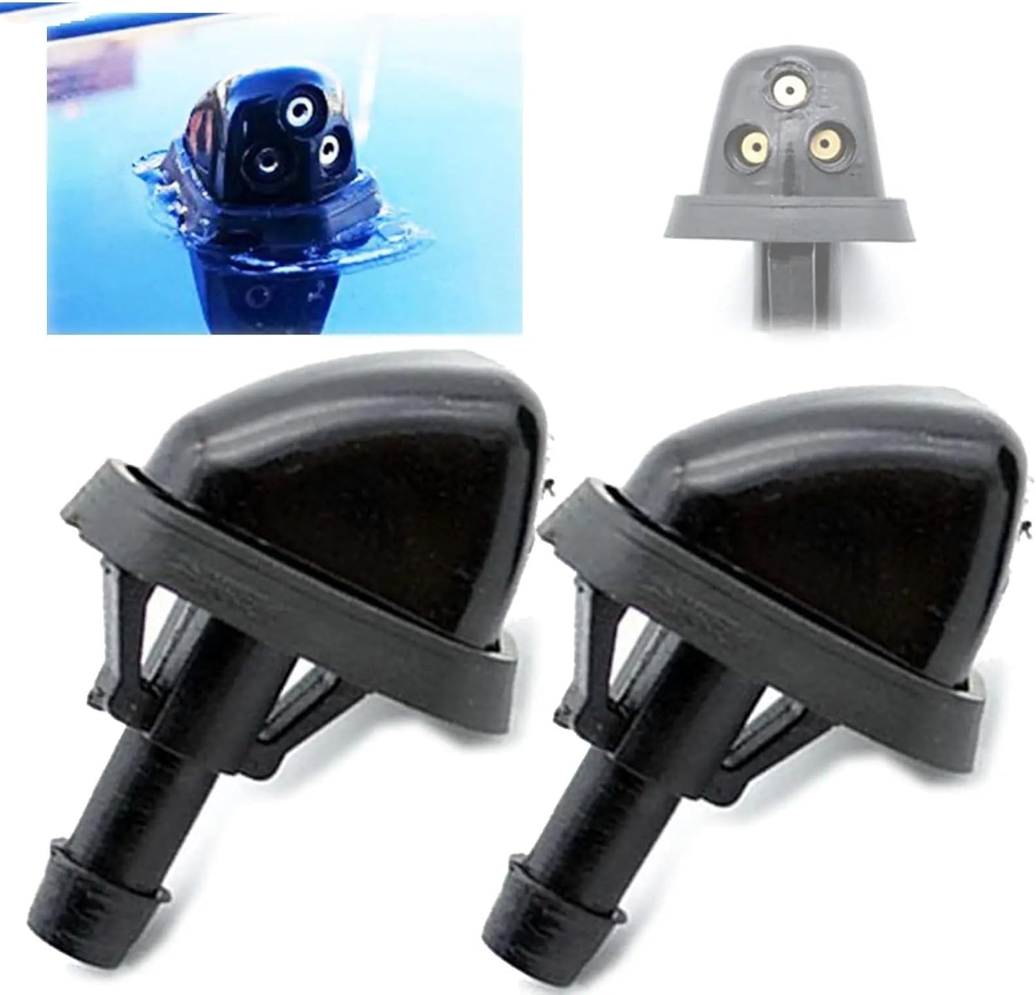 Compatible with Suzuki for Grand for Vitara MK2 1998-2005 for Grand for Vitara for XL-7 2002-2005 Car Windshield Wiper Washer Nozzle Sprayer 3834056K00 Windshield Washer Nozzles