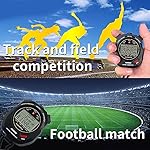 Professional Stopwatch Timer for Sports 100 Lap Stopwatch Digital Sports Stopwatch with Countdown Timer 100 Lap Memory 0.001 Second Timing Water Resistant - Image 4